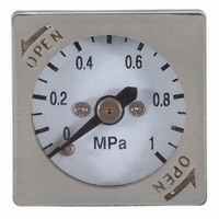Manomètre miniature HF Y25 en plastique pour régulateur pneumatique
