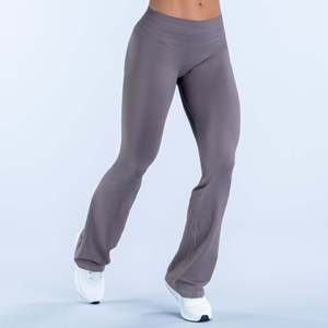Leggings de yoga micro-évasés sans coutures, taille haute, effet ventre plat, rehaussement des hanches, extensibles, coupe cloche, pour <span class=keywords><strong>femme</strong></span>, pour la gym et la course - Product Image 3