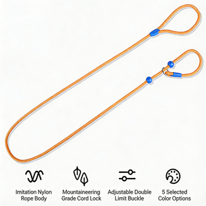Slip <strong>Dog</strong> Leash Training Walking <strong>Dog</strong> Traction Rope Comfortable <strong>Strong</strong> Rope Pet Leash P Chain <strong>Lead</strong> - Product Image 6
