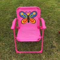 Nouvelle chaise de plage pliable en Oxford pour l'extérieur, chaise portable pour bébé et enfant avec accoudoirs, mobilier d'extérieur