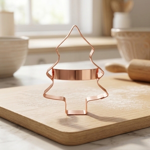 ชุดตัดคุกกี้ชุบทองแดงลายต้นคริสต์มาสแบบจับคู่กันในชุดคริสต์มาส - Product Image 5