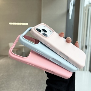 เคสซิลิโคนเหลวอย่างเป็นทางการ เคสแม่เหล็กสำหรับ iPhone 17 Air 17 16 15 14 13 12 11 Pro Max Plus 17 Pro Max ฝาหลังแม่เหล็กแบบนิ่ม - Product Image 2