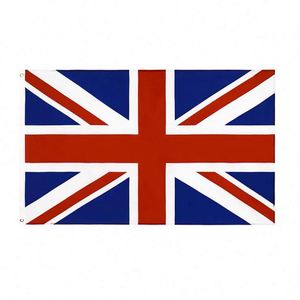 Stock Custom Brand Model 1014 British Flags Outdoor UK Polyester Country 5x3 Union Jack Flag 90x150cm Rectangular Flying <b>Folding</b> - Product Image 2