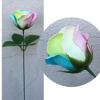 Un seul arc-en-ciel Rose savon fleur fleur savon fait à la main bouquet de fleurs pour mariage anniversaire cadeau bureau décoration
