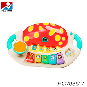 Jouet musical électrique d'éveil pour bébé, <span class=keywords><strong>piano</strong></span> en plastique, jouet xylophone à frapper - Product Image 5