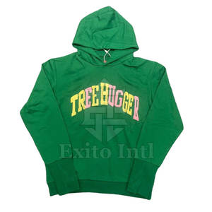 Sudadera con capucha de invierno informal ODM para hombre con diseño de estampado abullonado, cuello con capucha de tela suave de alta calidad, diseño de cremallera de Color sólido, La privada - Product Image 1