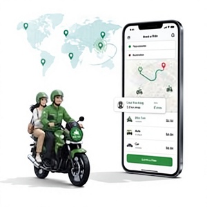 Aplicación móvil de reserva de motocicletas en Uganda para viajes en boda con rastreo GPS, estimaciones de tarifas y conductor en tiempo real - Product Image 1