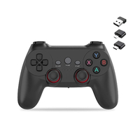 Manettes de jeu sans fil 2,4 G pour PS3 avec adaptateur convertisseur USB pour PC/Android/TV