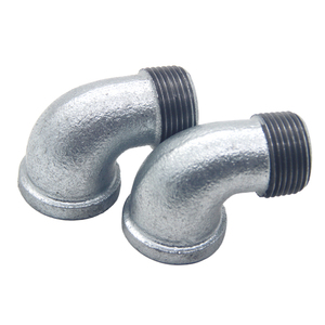 Nam hoặc nữ khuỷu tay với 1 \ 4 inch ofthreaded mạ kẽm 90 độ khuỷu tay dễ uốn gang vệ sinh phụ kiện đường ống - Product Image 5