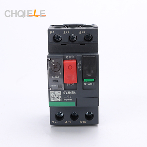 GV2ME14 6-10A Disyuntor de protección del motor Protección contra sobrecarga térmica negra Disyuntor Mcb para motores - Product Image 2