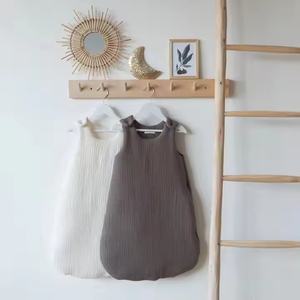 100% cotone organico solido vincitore autunno caldo mussola sacco <span class=keywords><strong>a</strong></span> <span class=keywords><strong>pelo</strong></span> per neonato - Product Image 5