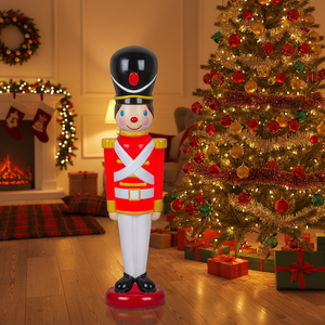 홈 장식 크리스마스 축제 선물 블로우 금형 호두 까기 인형 군인 - Product Image 4
