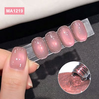 Gel magnétique pour ongles MEET ACROSS Jellyfish, recommandé par les salons, gel transparent super résistant avec aimant, logo personnalisé, gel anti-décoloration pour ongles
