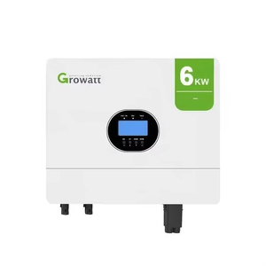 Convertisseur d'énergie à onde sinusoïdale pure Growatt SPF 6000 ES Plus pour système solaire hybride domestique, puissance maximale de l'ensemble photovoltaïque 6000W, 60Hz, écran LCD LED - Product Image 5