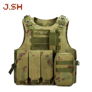JSH Oxford 900D Quick Release Special Forces Nylon Security Tactical Vest Heavy Duty Softback Vest For Men/Women