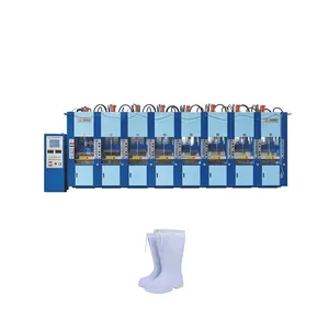 One color 8 Station Full Automatic EVA/FRB Shoes-making Machine