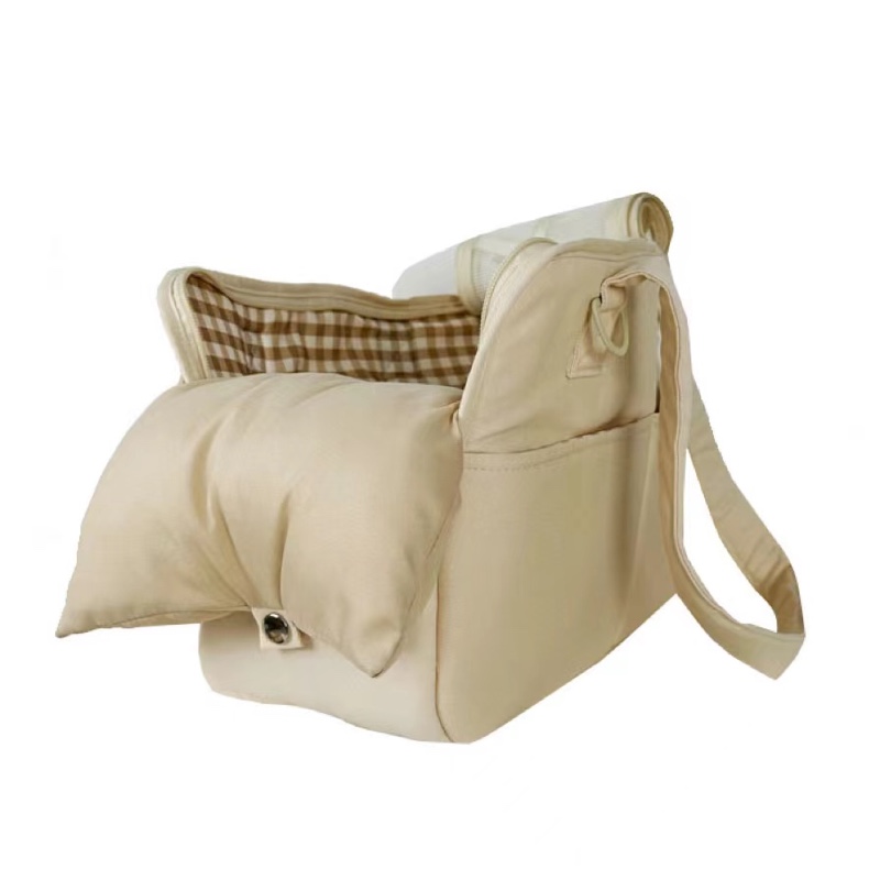 Funda de almohada beige-s