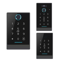 Empreintes digitales biométriques et système de contrôle d'accès de porte RFID fréquence 13.56MHz intégré TT Lock App lecteurs de cartes de contrôle d'accès