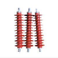 Isolateur en caoutchouc silicone, Parafoudre à oxyde de zinc 10 kV HY5WS-17/50, Parafoudre métallique haute tension