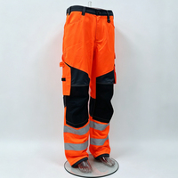 Pantalon de travail cargo de sécurité haute visibilité pour hommes, uniforme industriel réfléchissant
