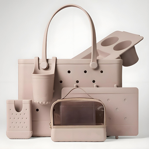Sacs à main pliables en EVA pour femmes : Sacs à main rectangulaires DIY durables et de grande capacité, adaptés au marché des voyages - Product Image 1