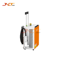 Détartrant laser à fibre portable 500W pour la corrosion des brides de tours éoliennes en aluminium, des boîtes de vitesses de turbines et des revêtements énergétiques