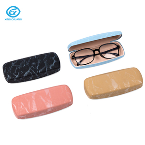 Cổ điển đầy màu sắc cận thị kính trường hợp du lịch di động <span class=keywords><strong>Eyewear</strong></span> lưu trữ trường hợp vỏ cứng kính mắt Trường hợp với da logo - Product Image 5