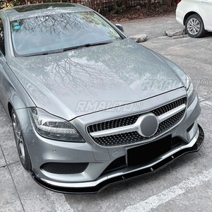 สำหรับ Mercedes Benz CLS Class C218 X218 ปี 2014-2017 AMG ชุดแต่งกันชนหน้า ลิปสปลิตเตอร์ ดิฟฟิวเซอร์ ชุดแต่งตัวถังรถยนต์ ฝาครอบป้องกันกันชน - Product Image 5