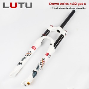 <span class=keywords><strong>Horquilla</strong></span> de Bicicleta LUTU de <span class=keywords><strong>26</strong></span> Pulgadas para Ciclismo de Carretera, Aleación de Aluminio Dorado y Negro, Suspensión de Aire, Bloqueo de Control en el Hombro, Tubo Interno, <span class=keywords><strong>Horquilla</strong></span> para Bicicleta de Montaña - Product Image 4