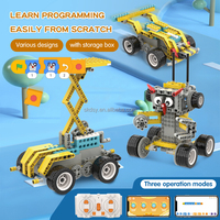 CB82B 702PCS Kit de Robot Programable STEM DIY 12 en 1, Juego de Ladrillos Educativos de Ciencia, Juguete de Construcción Electrónico Compatible con WeDo 2.0