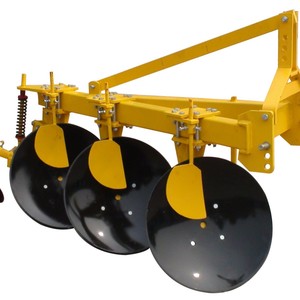 Disc Plough Farm <b>Cultivator</b> 3 Row Black High Productivity For Tractor Use - Product Image 1