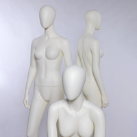 Mannequin de couture en fibre de verre, corps entier, avec tête, support de présentation, base en métal, modèle de vêtement durable, vitrine de magasin de mode