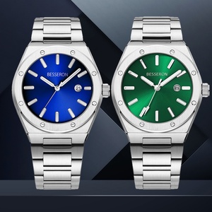 Reloj de Cuarzo de Lujo OEM de 40 mm para Hombre, Logotipo Personalizado, Caja de Acero Inoxidable 316, Movimiento Japonés, Diseño Impermeable, a la Moda - Product Image 3