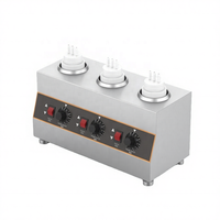 Chauffe-bouteille électrique moderne commercial en acier inoxydable 8L 1500W pour hôtel, restaurant, fromage, beurre, huître, chocolat