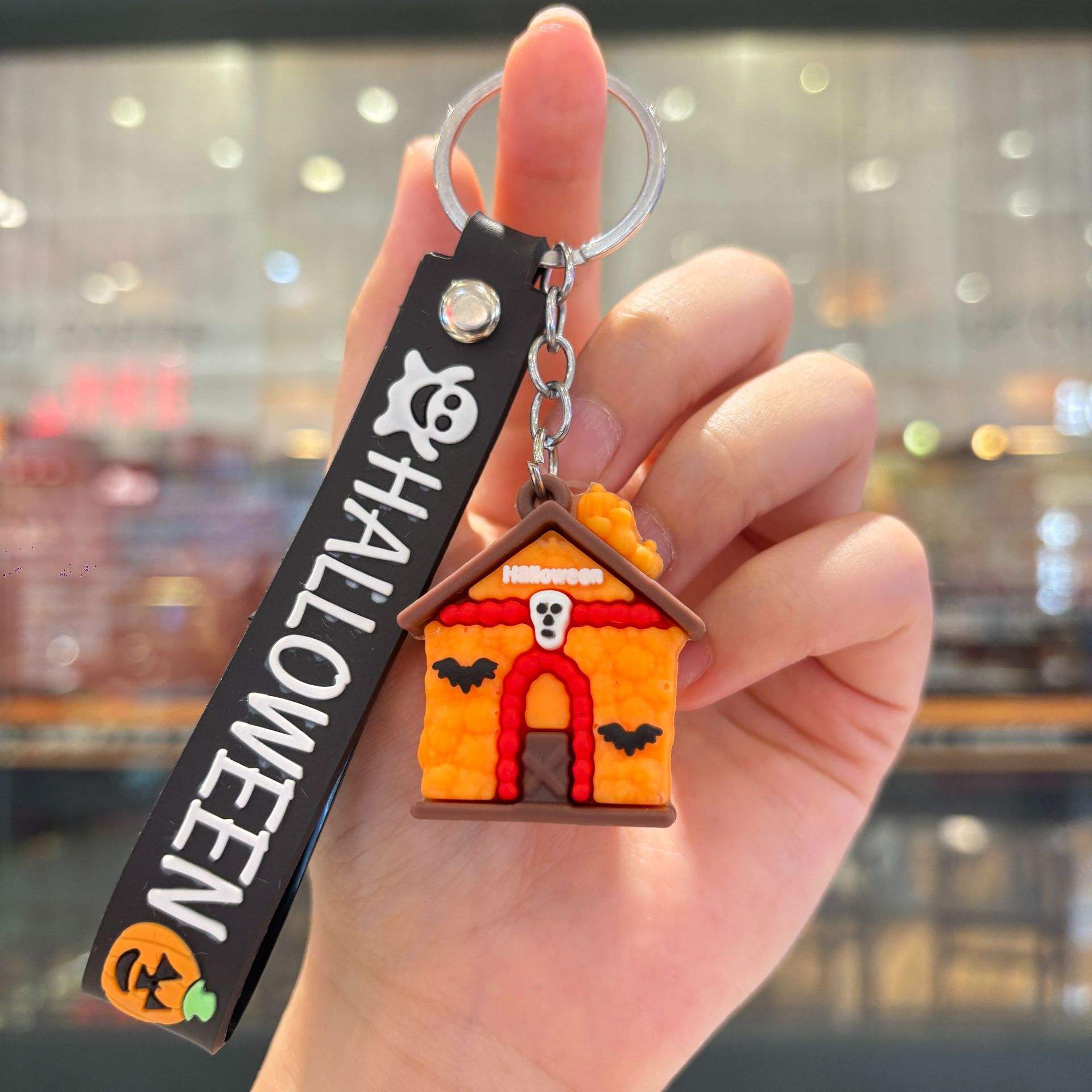 Maison squelette d'Halloween