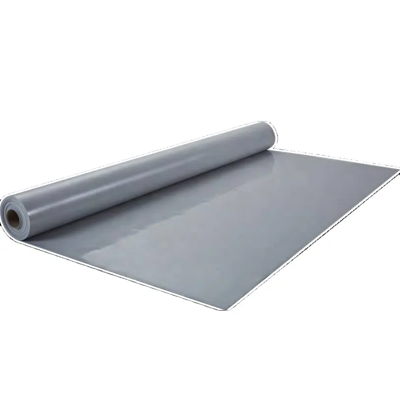 Singolo Strato di PVC membrana impermeabile foglio di rotolo di PVC Per Coperture A Membrana Impermeabilizzante omogenea Versione Liscia