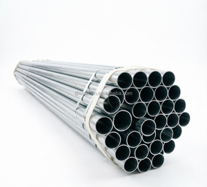Tuyau en <span class=keywords><strong>acier</strong></span> rond galvanisé à chaud, diamètre personnalisé pour poteaux de clôture et projets de construction - Product Image 2