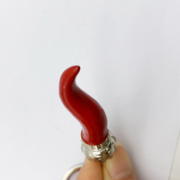 Porte-clés en métal au piment, porte-clés au poivre, souvenirs d'Italie, cadeaux promotionnels
