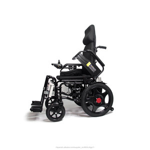 Topmedi Yatan Highback Mobility Ucuz Fiyat Çelik Güç Elektrikli Tekerlekli Sandalye Engelliler için - Product Image 6