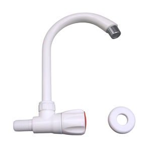 Fabricant de robinets Yunsu en Chine, robinet d'eau en plastique blanc pour évier de cuisine et de salle de bain avec petite poignée - Product Image 2