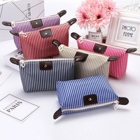 Mini sac de maquillage de stockage cosmétique pour filles pochette pliante en nylon portable boulette à la mode conception à bas prix sans logo