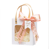 Sac cadeau en papier transparent haut de gamme de style nouveau pour cadeaux à offrir à la main, emballage cadeau pour la Saint-Valentin, anniversaire, festival