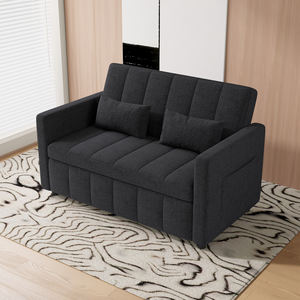 Canapé-lit convertible moderne 3-en-1 avec rangement et dossier réglable sur 5 niveaux pour salon, bureau à domicile, chambre à coucher - Product Image 1