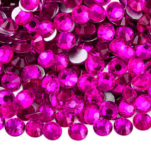 โอเลย่า ขายส่ง คริสตัลแก้ว SS50 ขนาด 10 มม. แบบหลังแบน ไม่ใช้ความร้อน สำหรับตกแต่งงาน DIY - Product Image 3