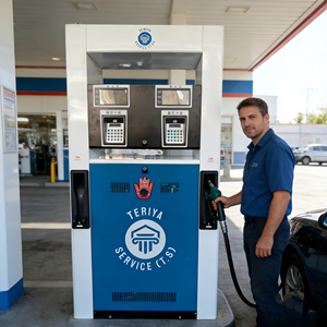 공장 직영 OEM 소형 이동식 주유기 휴대용 이동식 주유기 디스플레이 포함 오일링 머신 2구 노즐 - Product Image 3