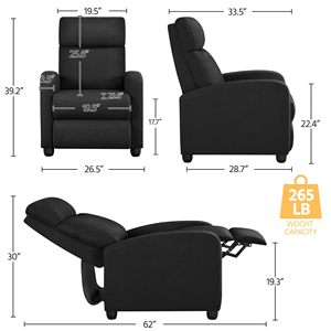 Ensemble de canapés inclinables électriques en cuir, fauteuil pivotant à bascule, chaise à bascule massante pour salon et salle à manger, Sillon Sillas Reclinable - Product Image 2