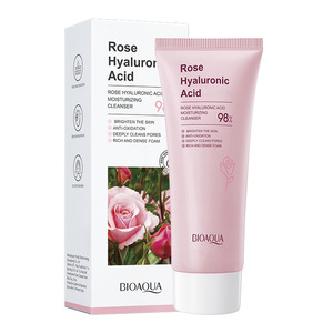 Set de Seis Piezas BIOAOUA para el Cuidado de la Piel con Ácido Hialurónico de Rosa Inglesa Completa para Limpieza e Hidratación - Product Image 5