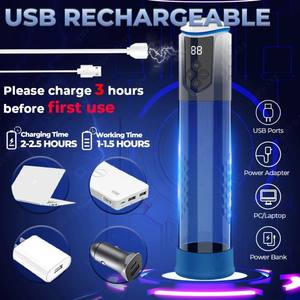 YJ YJ-M700 dijital ekran uçak fincan otomatik Spa büyütücü LED ışık Penis germe eğitmen erkek egzersiz Workout tor - Product Image 4