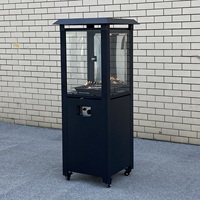 Cheminée au gaz sur pied de 160 cm