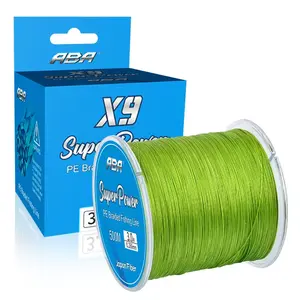 Wholesale 500m power pro branded fishing line 100lb super strong 9X Strands Multifilament PE Braided Fishing Line for fishing